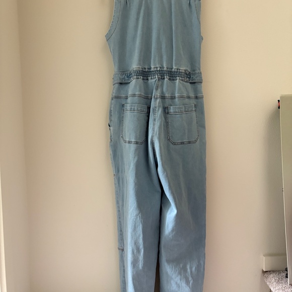 THE ESSENTIAL SLEEVELESS HIGH WAISTED COVERALL, M - Picture 5 of 6
